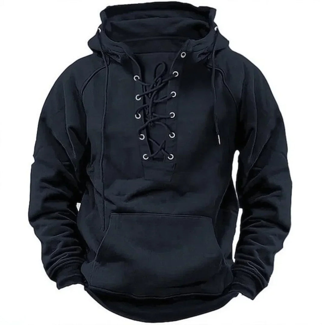 Göte™ – Slitstark Hoodie med Snörning