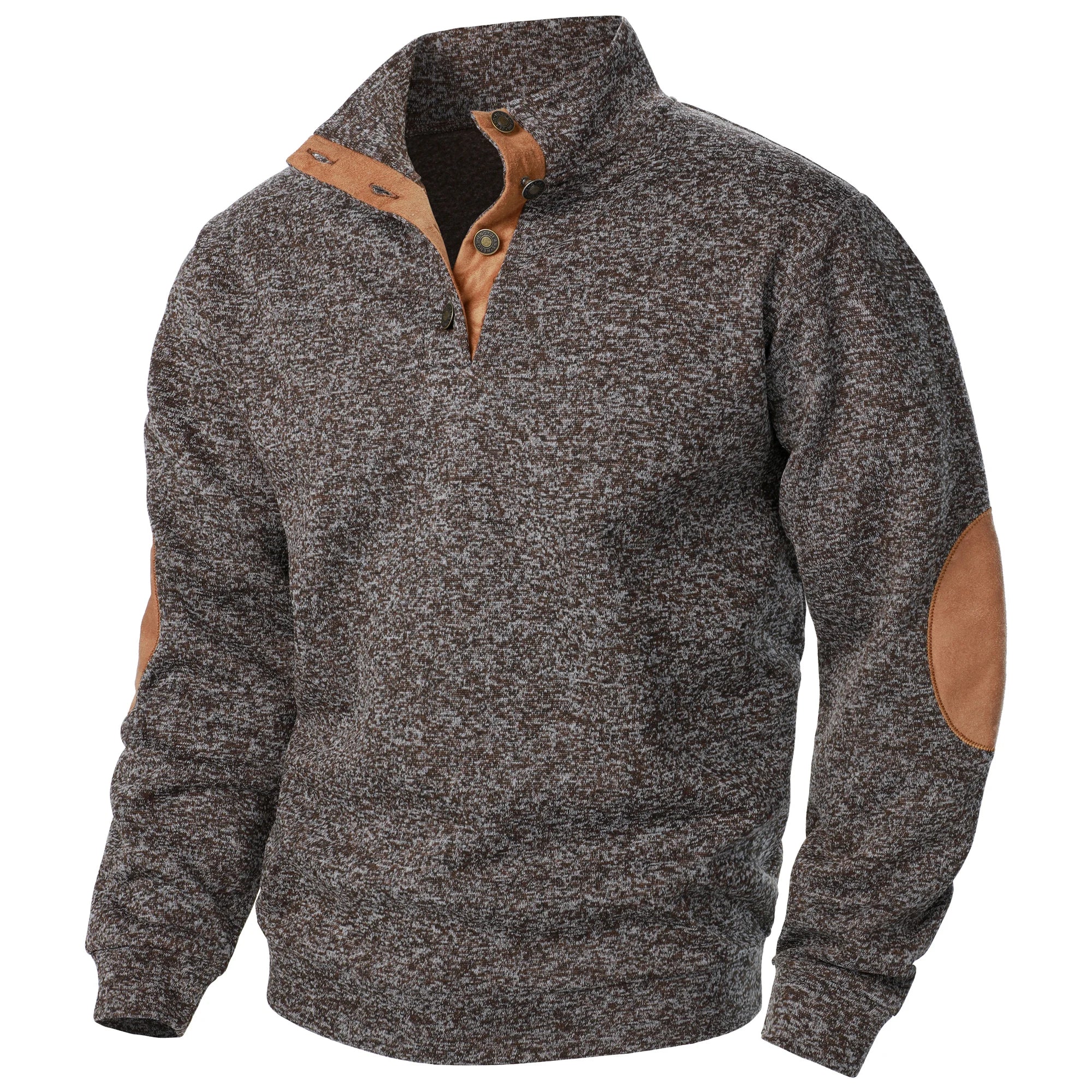 Yngve™ – Stickad herrtröja med chunky detaljer