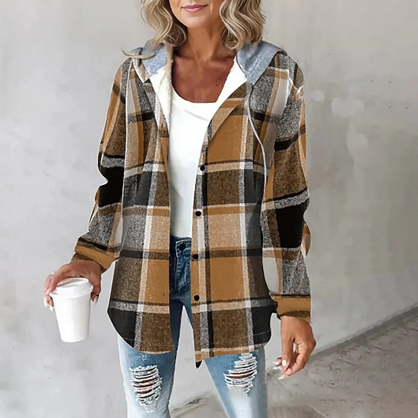 Paulina™ – Flanelljacka med avslappnad och trendig stil