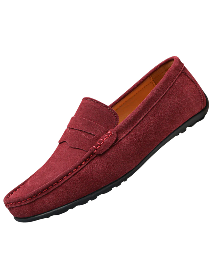 Christian™ – Retro loafers i mocka för män