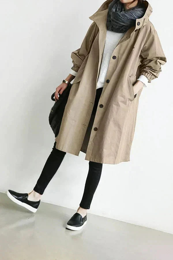 Märta™ – Elegant och Stilren Trenchcoat