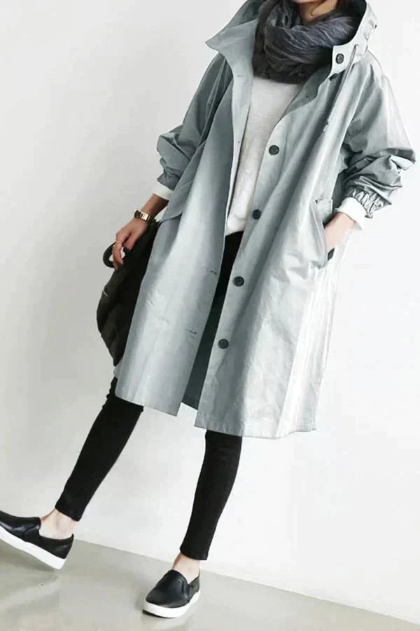 Märta™ – Elegant och Stilren Trenchcoat
