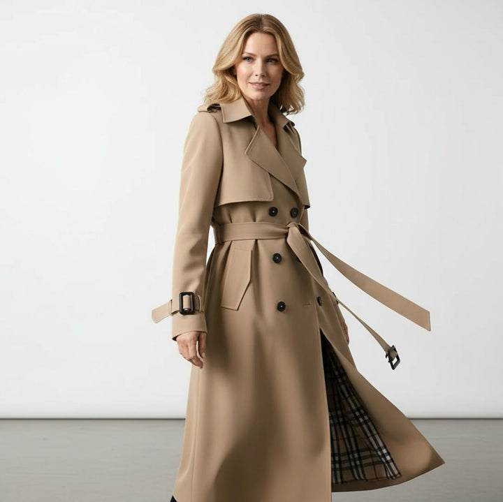 Ellinor™ – Klassisk trenchcoat med tidlös elegans