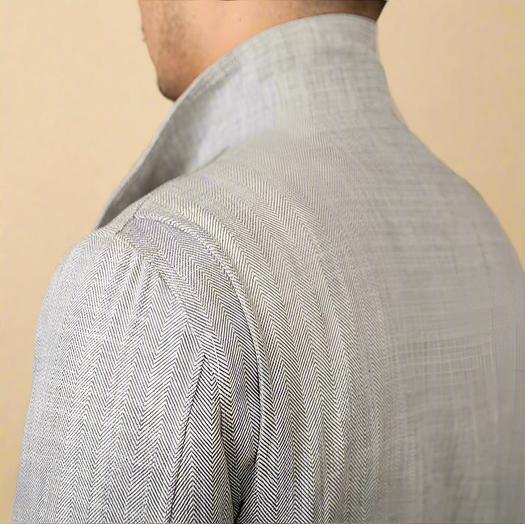 Torgny™ – Elegant Linnejacka med Bomullskomfort