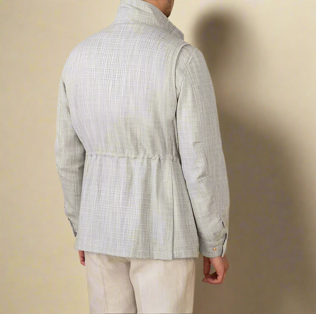 Torgny™ – Elegant Linnejacka med Bomullskomfort