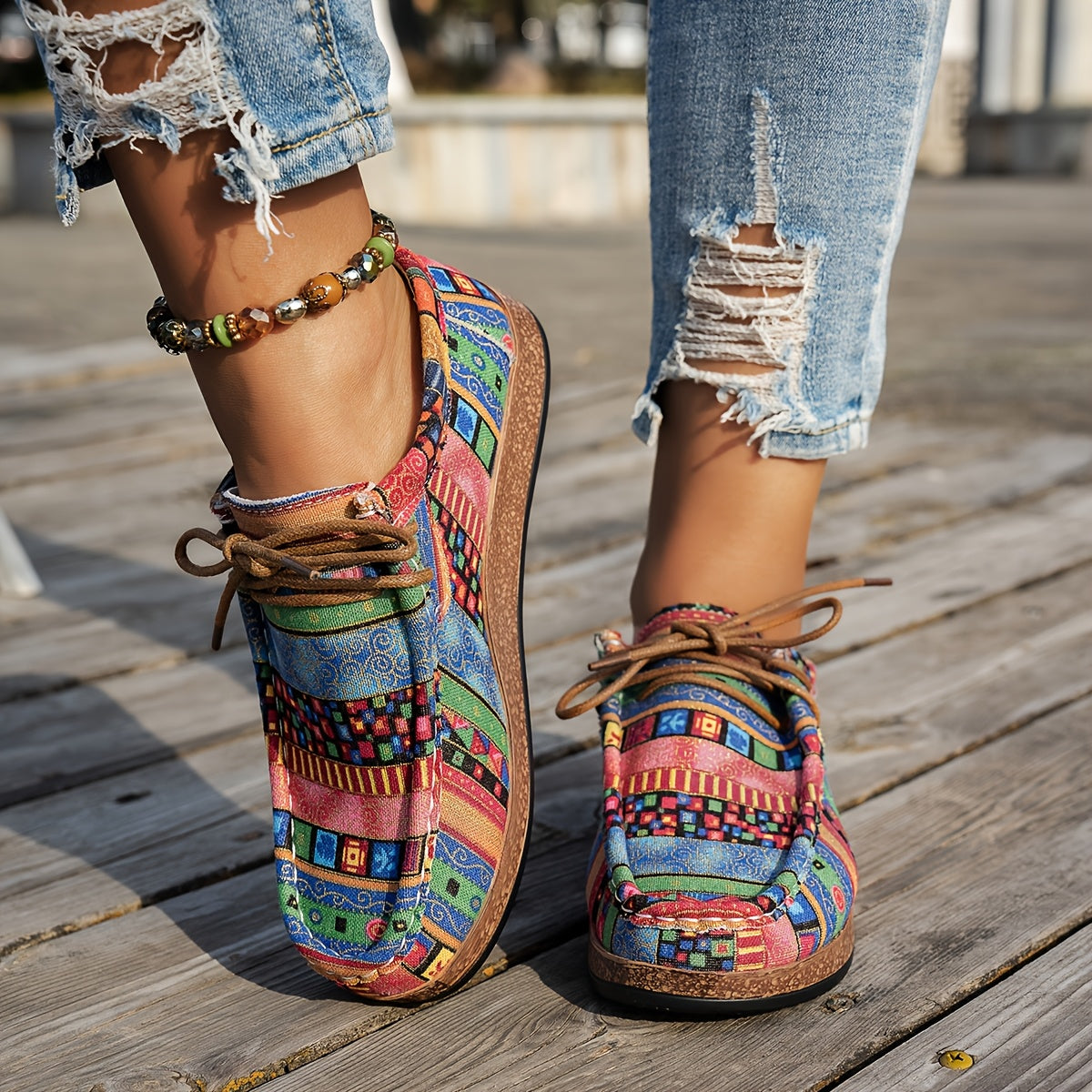 Annika™ – Färgglada och Bekväma Sneakers