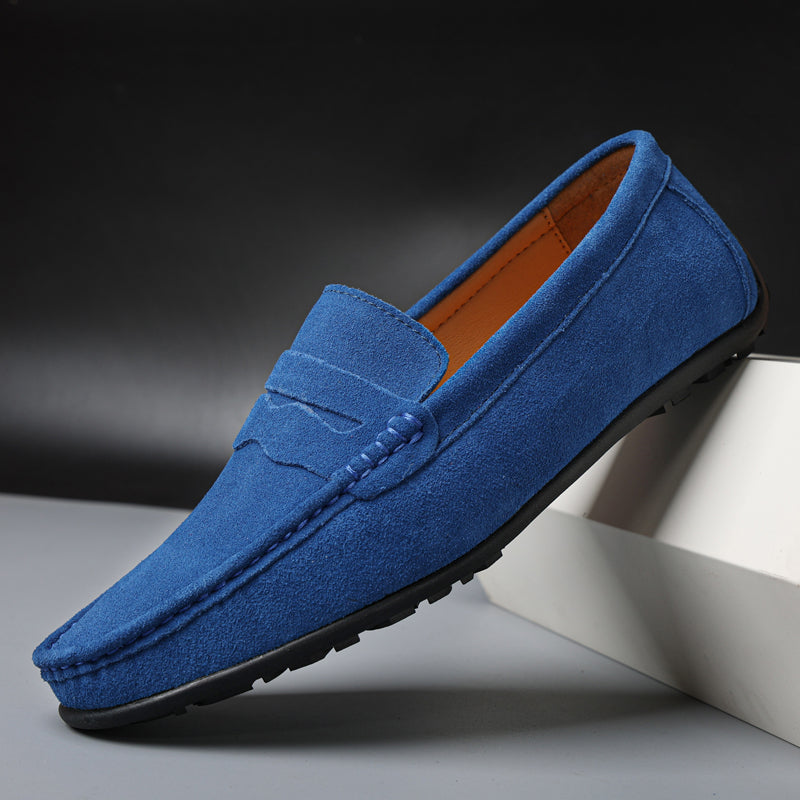 Christian™ – Retro loafers i mocka för män