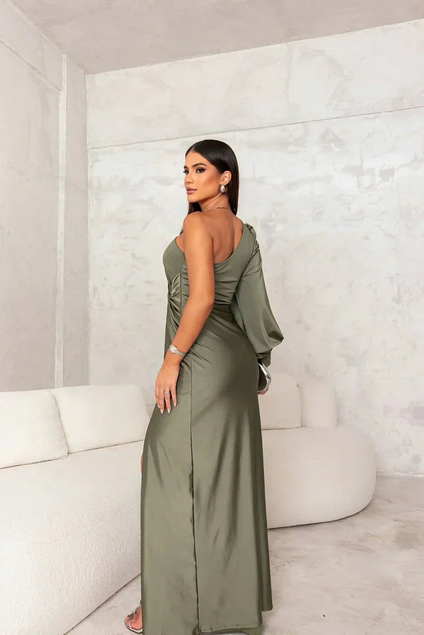 Delara™ – Elegant asymmetrisk aftonklänning