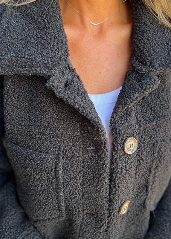 Cécile™ – Mysig Teddyjacka i Oversized Stil