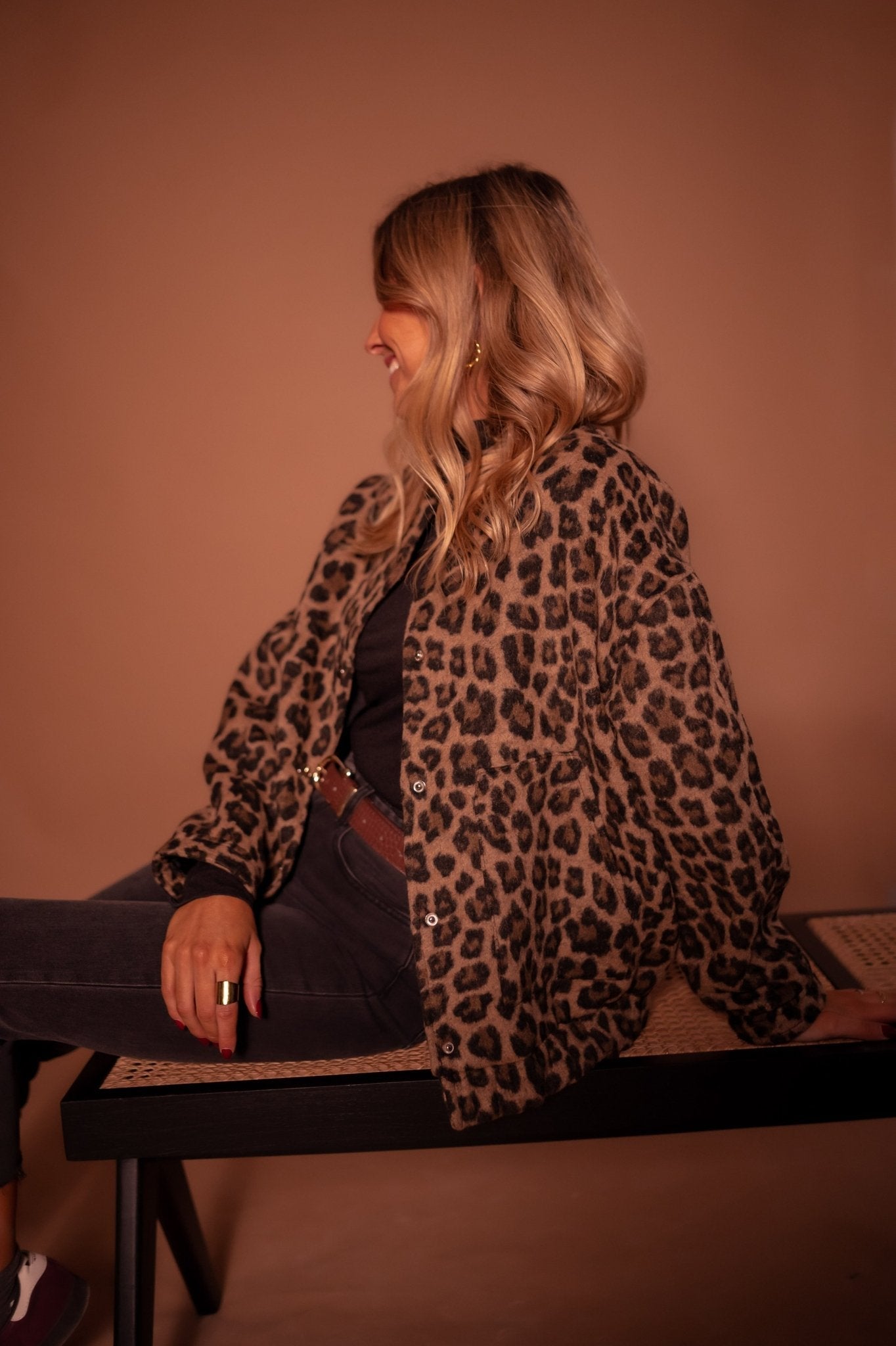 Selvina™ – Trendig Leopardjacka för Kvinnor