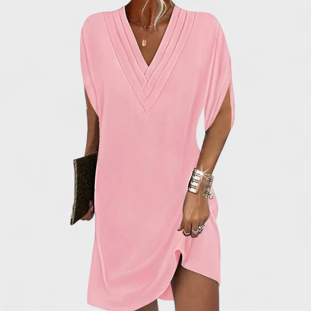 Helena™ – Elegant klänning med öppna ärmar