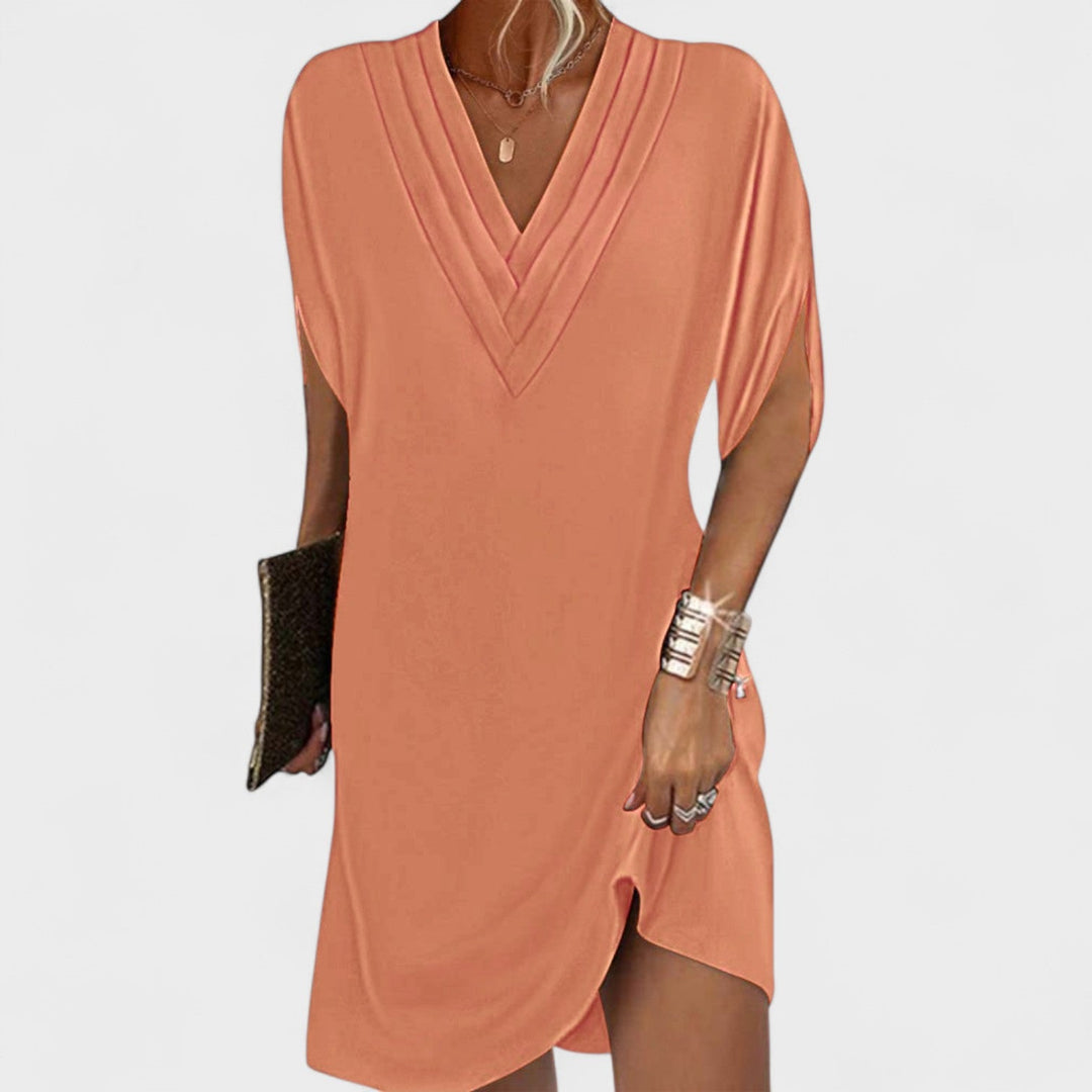 Helena™ – Elegant klänning med öppna ärmar