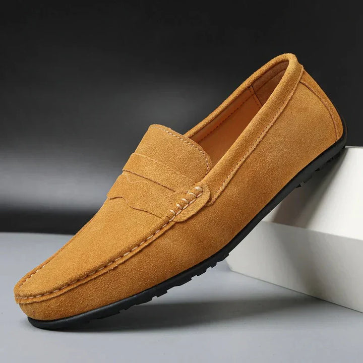 Christian™ – Retro loafers i mocka för män