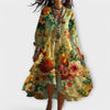 Marina™ – Vintage klänning med blommönster