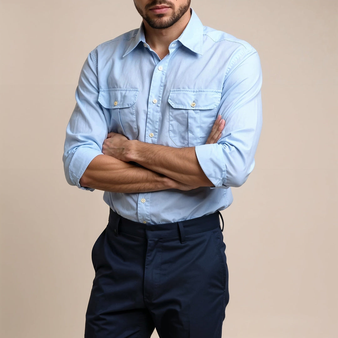 Tyko™ – Stilren Herrskjorta i Lättviktslinne